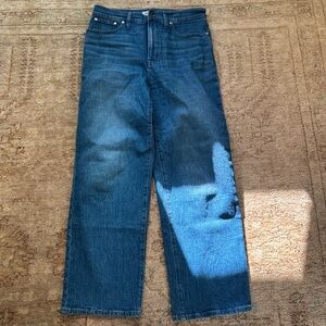 Madewell, The Perfect Vintage Wide Leg Jean.  Size 29.